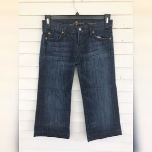 7 for all Mankind crop dojo blue jean 26